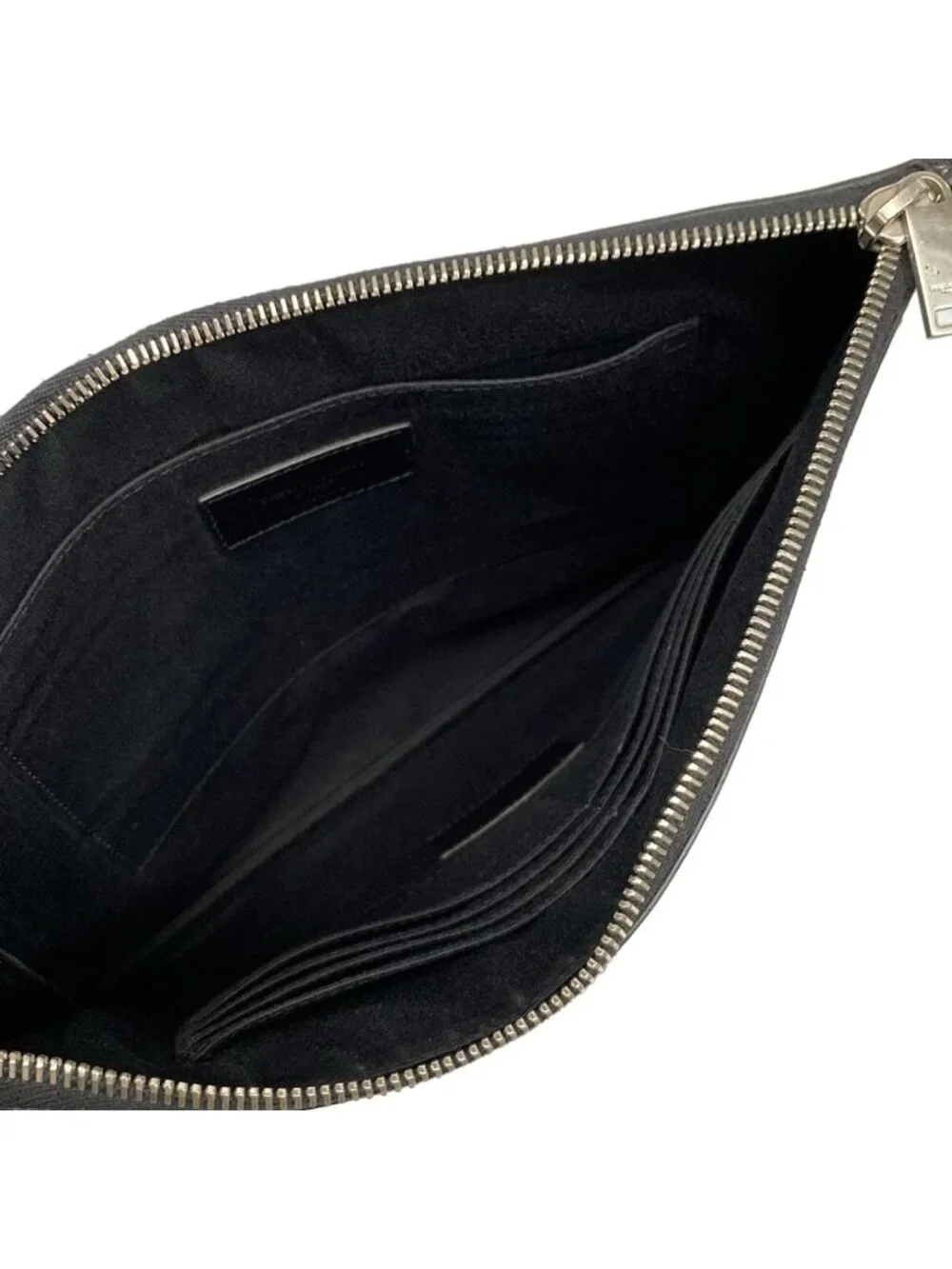 Saint Laurent Paris Clutch Black Studs Leather - Picture 6 of 10